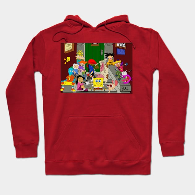 Arnold’s Stoop Hoodie by PAPERHAT Teez